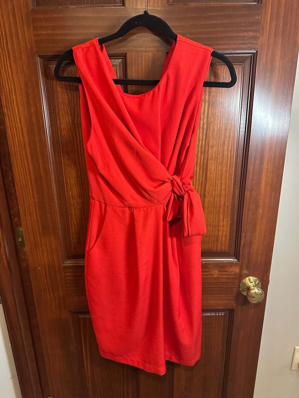 Lulus side tie mini holiday dress